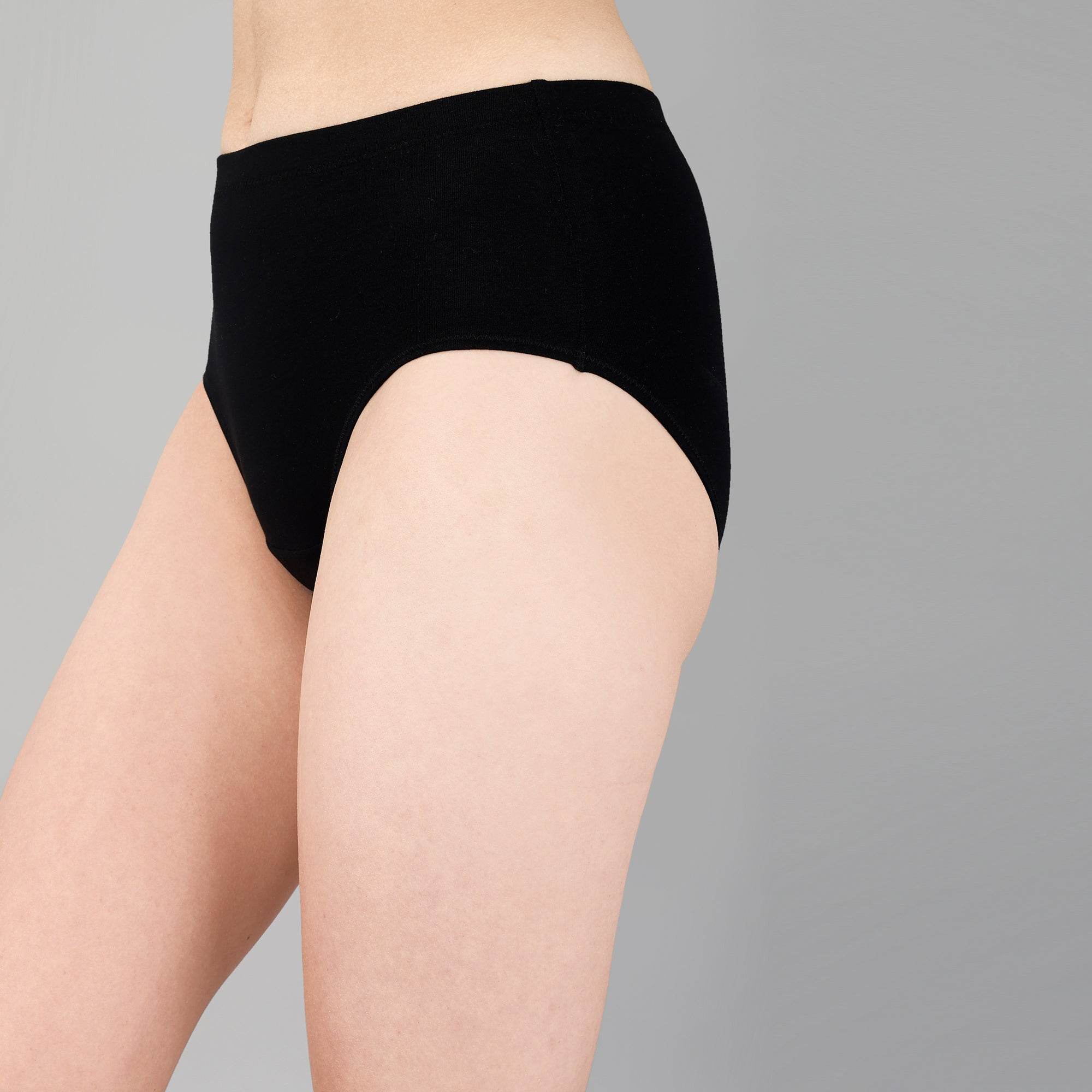 Luxurious High Waist Full Coverage Cotton Briefs - 3 Pack | Ultimate Comfort & Style