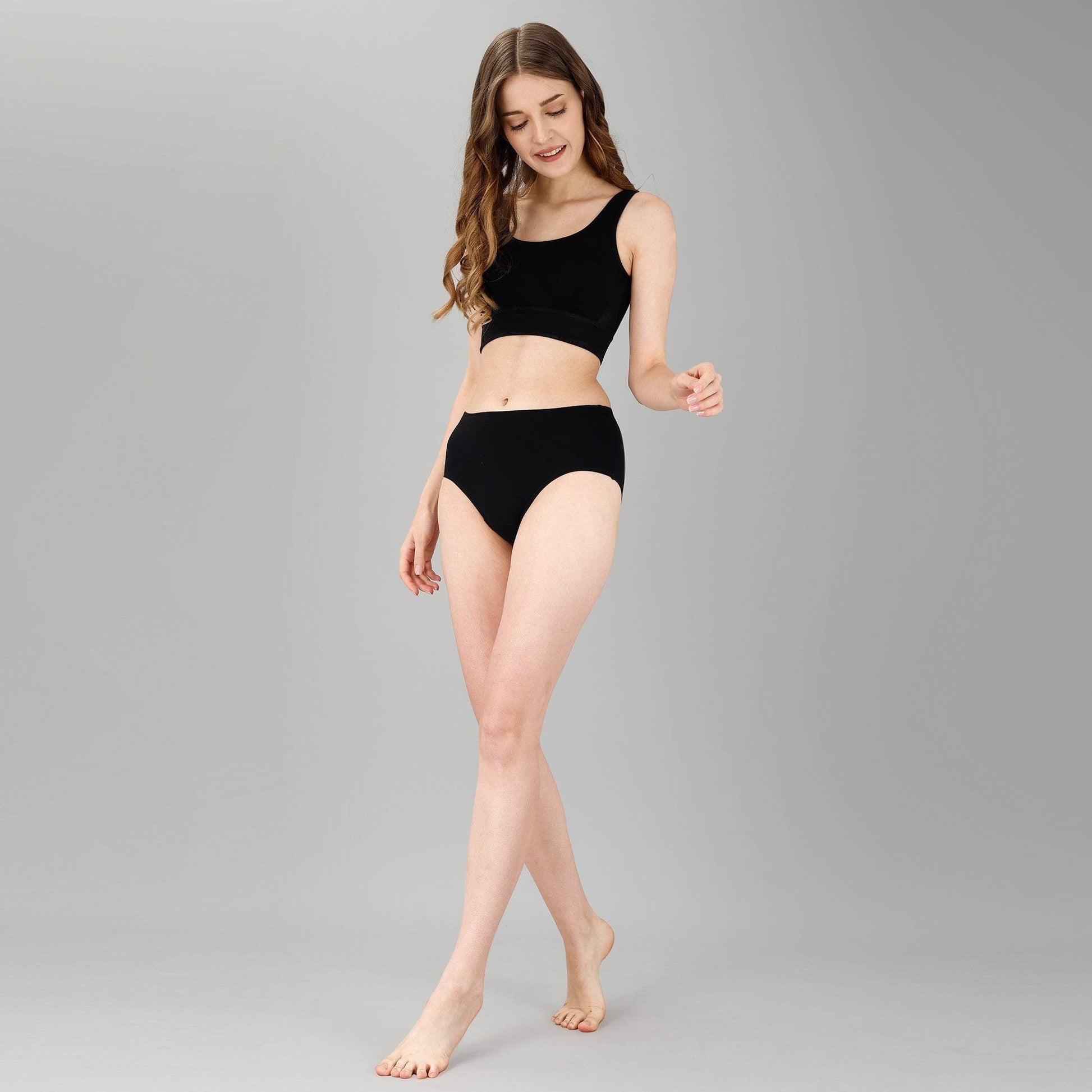 Luxurious High Waist Full Coverage Cotton Briefs - 3 Pack | Ultimate Comfort & Breathability