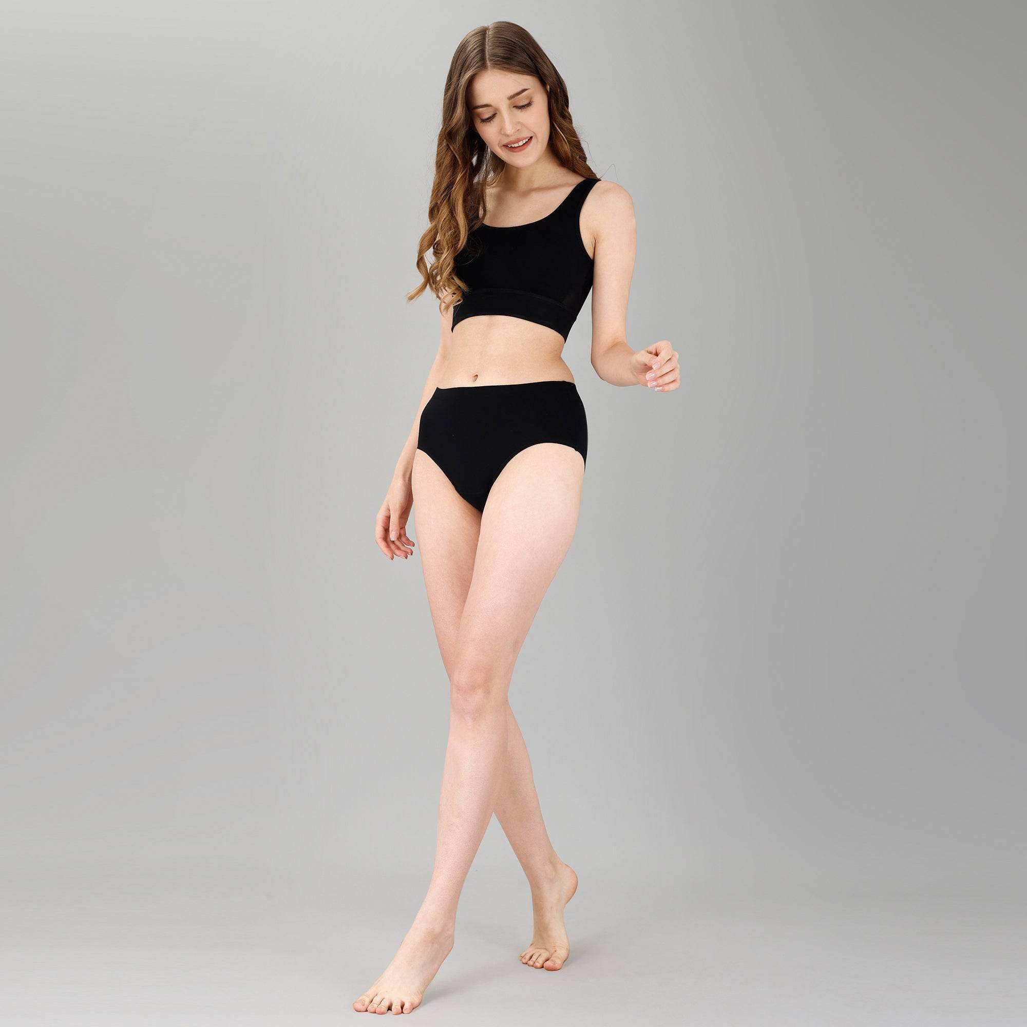 Luxurious High Waist Full Coverage Cotton Briefs - 3 Pack | Ultimate Comfort & Breathability