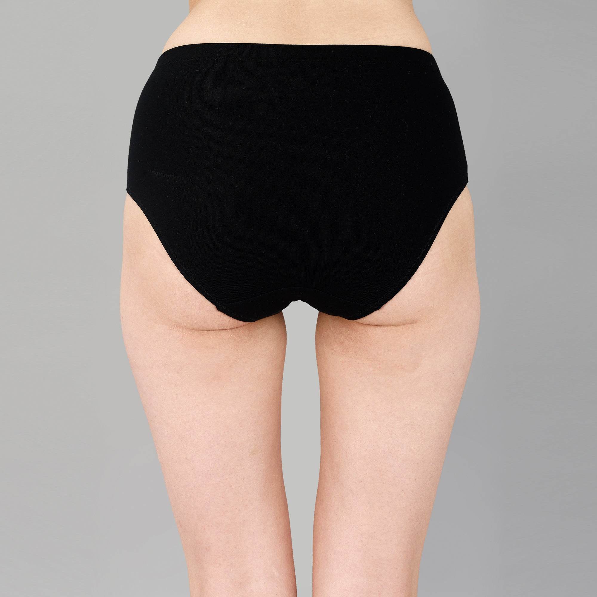 Luxurious High Waist Full Coverage Cotton Briefs - 3 Pack | Ultimate Comfort & Breathability