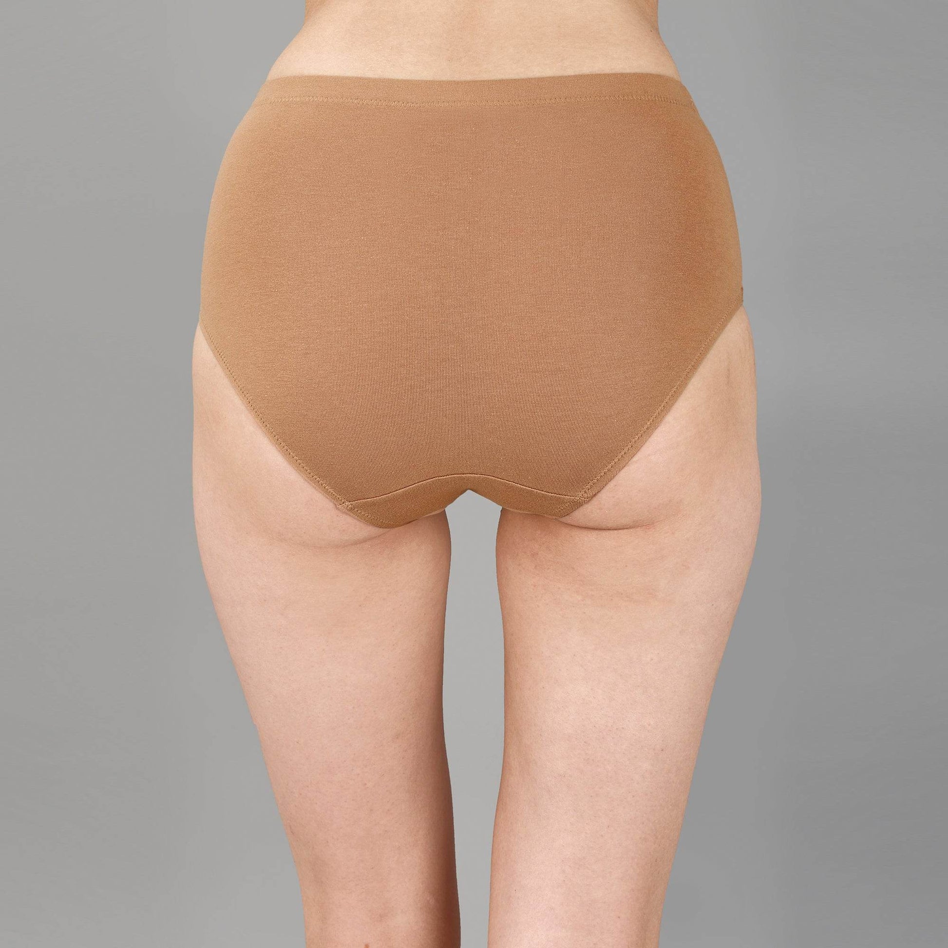 Ultra-Comfortable High-Waist Full Coverage Cotton Briefs (3-Pack) - Perfect Fit & Breathable Fabric