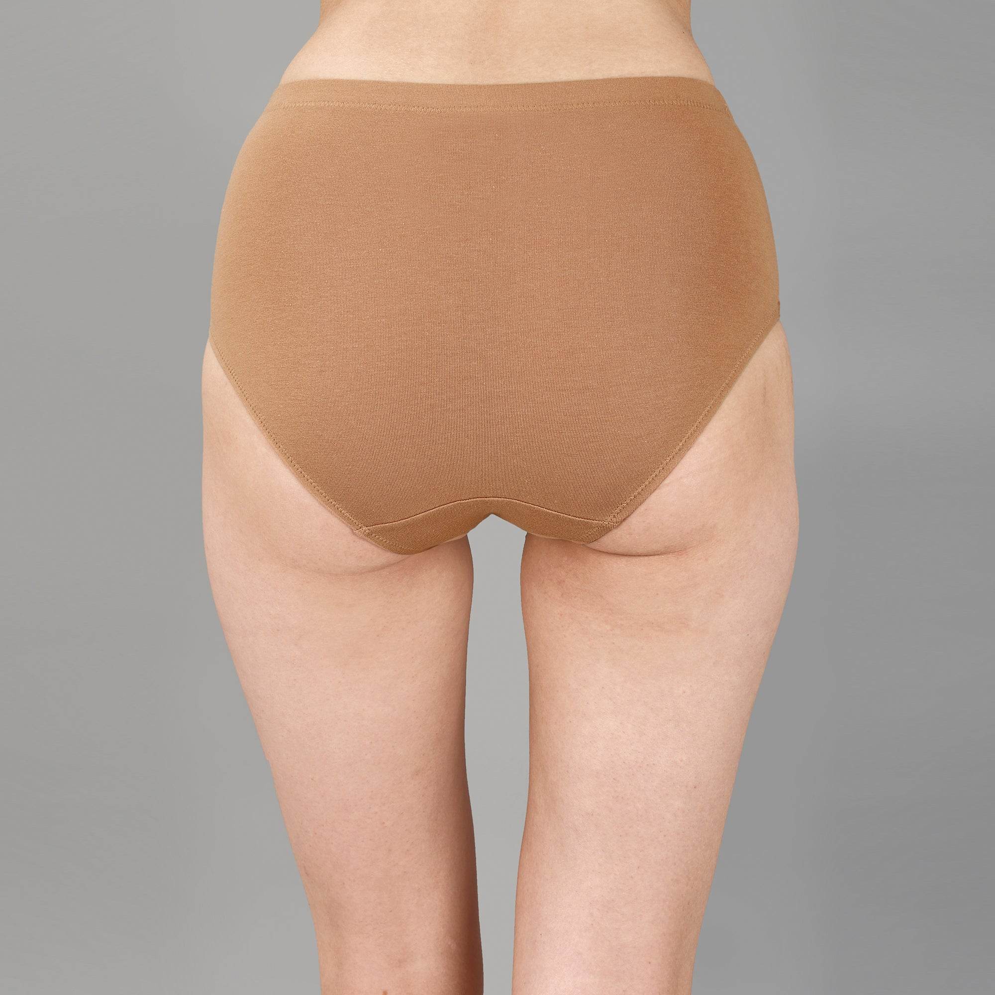 Ultra-Comfortable High-Waist Full Coverage Cotton Briefs (3-Pack) - Perfect Fit & Breathable Fabric