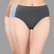 Ultra-Comfortable High-Waist Full Coverage Cotton Briefs (3-Pack) - Perfect Fit & Breathable Fabric
