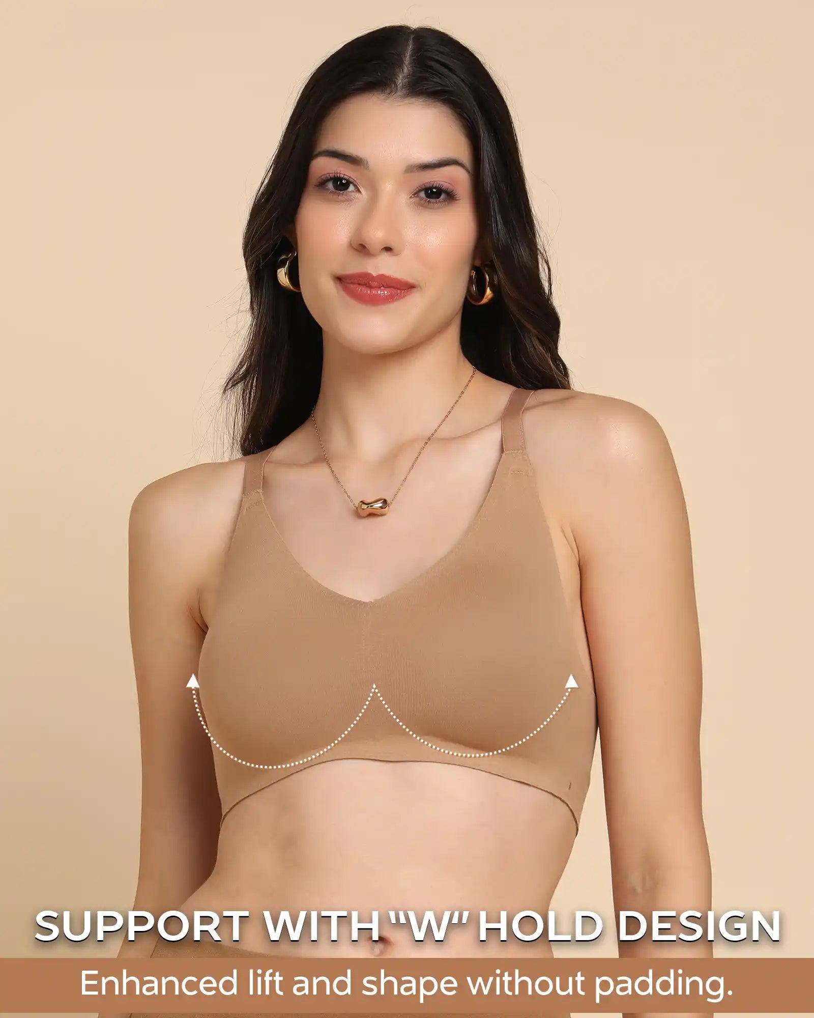 Tweens Invisi-Fit Cotton Fabric Non-Padded Bra (TW-935-1PC)