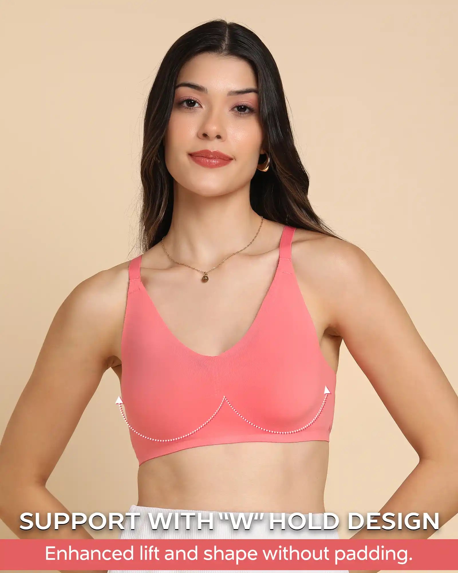 Tweens Invisi-Fit Cotton Fabric Non-Padded Bra (TW-935-1PC)
