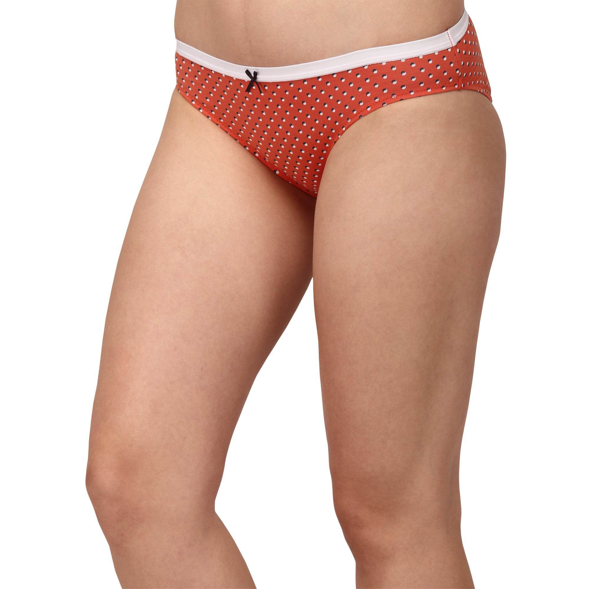 Comfortable Mid Rise Cotton Stretch Brief Panty 3-Pack - Everyday Essential