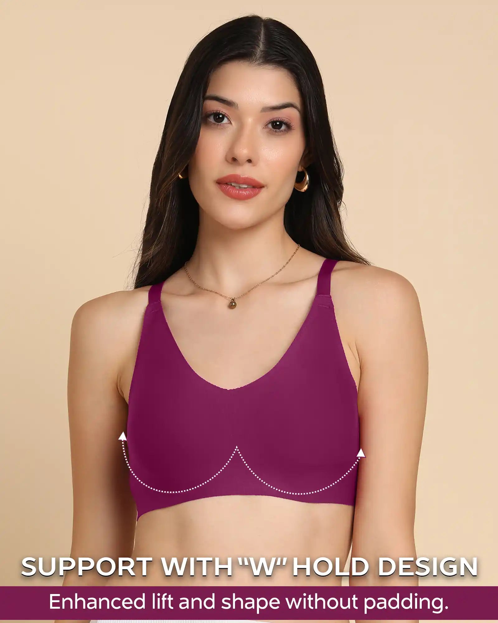 Tweens Invisi-Fit Cotton Fabric Non-Padded Bra (TW-935-1PC)