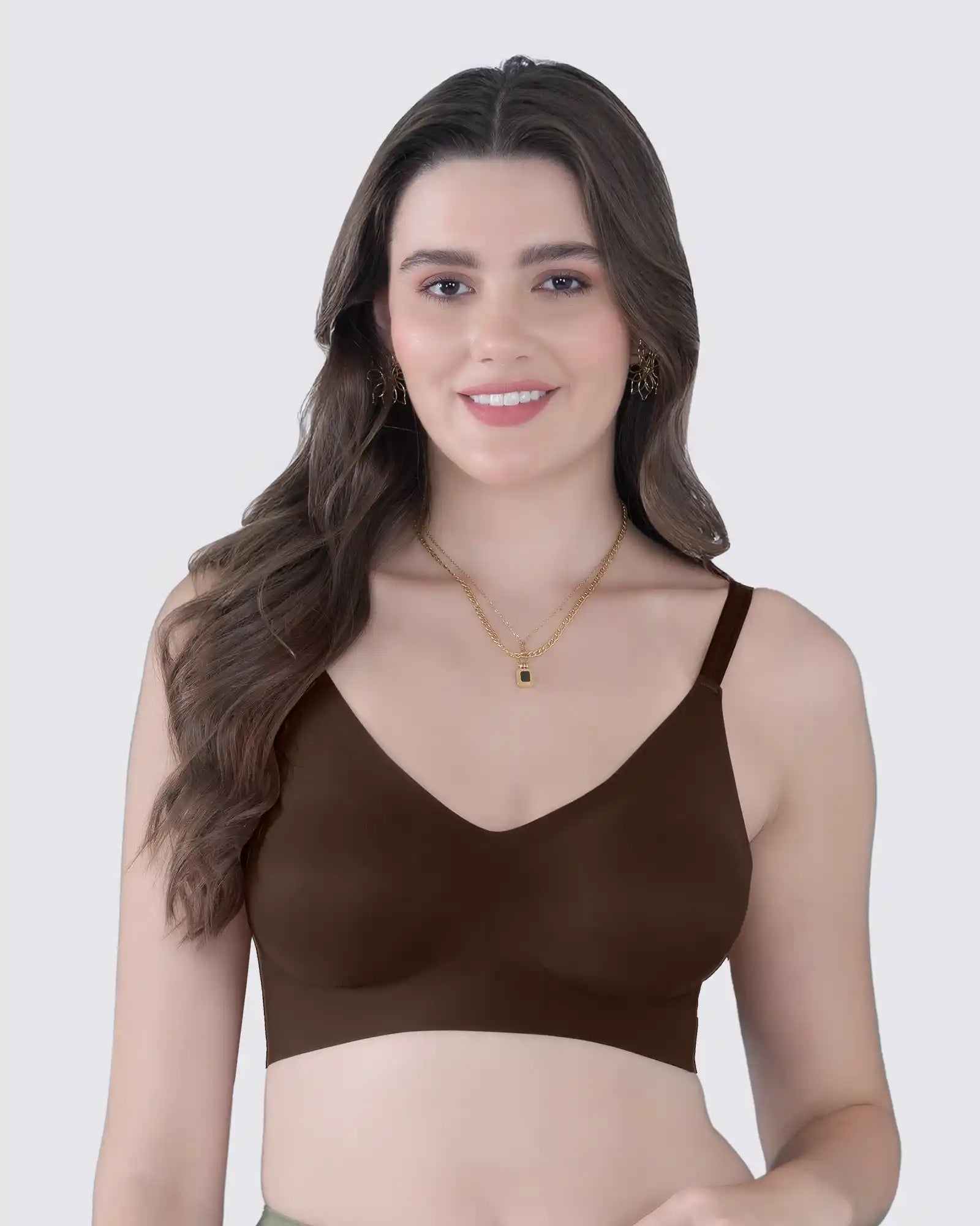 Invisi-Fit :- No Show Seamless Padded Bra (TW-SB-968)