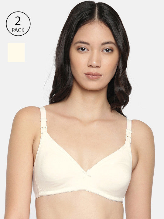 Inner Sense Organic Cotton Antimicrobial Soft Nursing Bra