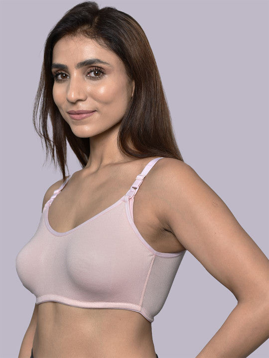 Inner Sense Pack of 2 Organic Cotton Antimicrobial Women Feeding Bra