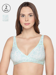 Inner Sense Organic Cotton Antimicrobial Sleeping/Feeding Bra(Pack of 2) IMBC007D
