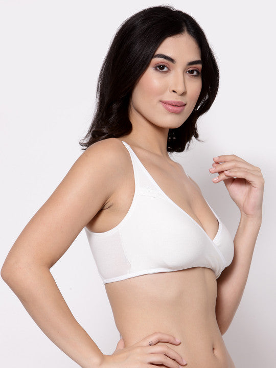 Inner Sense Pack Of 3 Solid Non-Wired Non Padded Maternity Bra IMB007E_7E_7C