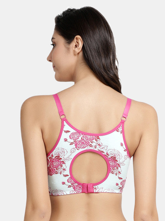 Inner Sense Pack Of 2 Multicoloured Printed Non-Wired Non Padded Maternity Sustainable Bras