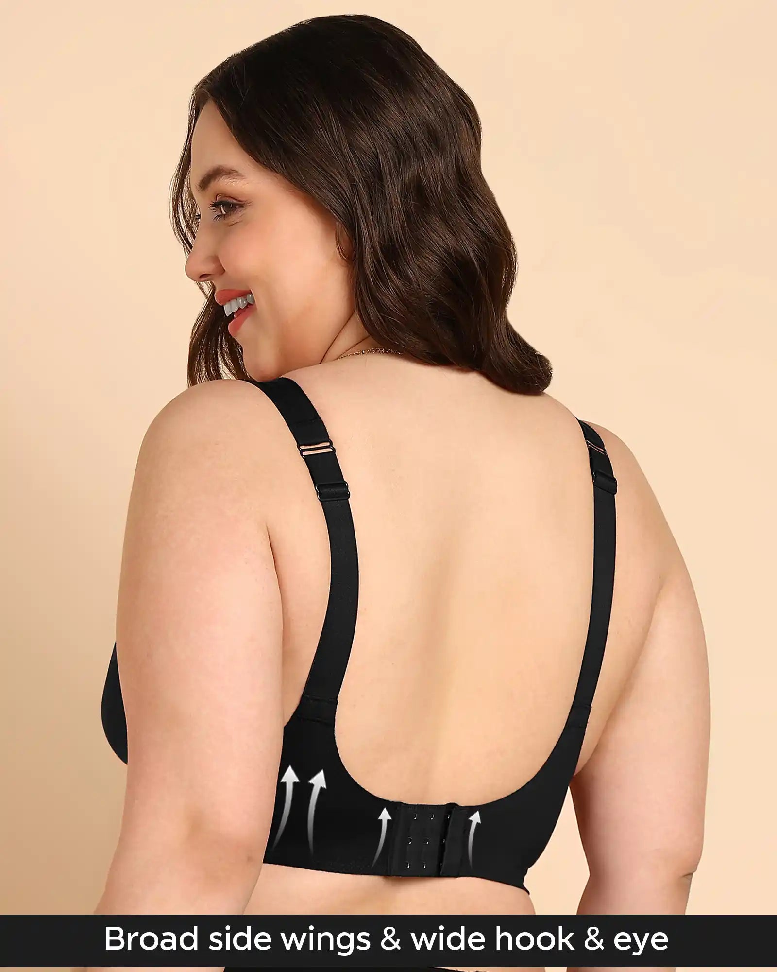 Tweens Non-Padded Cotton Spandex Invisi-Fit Bra (BLACK)