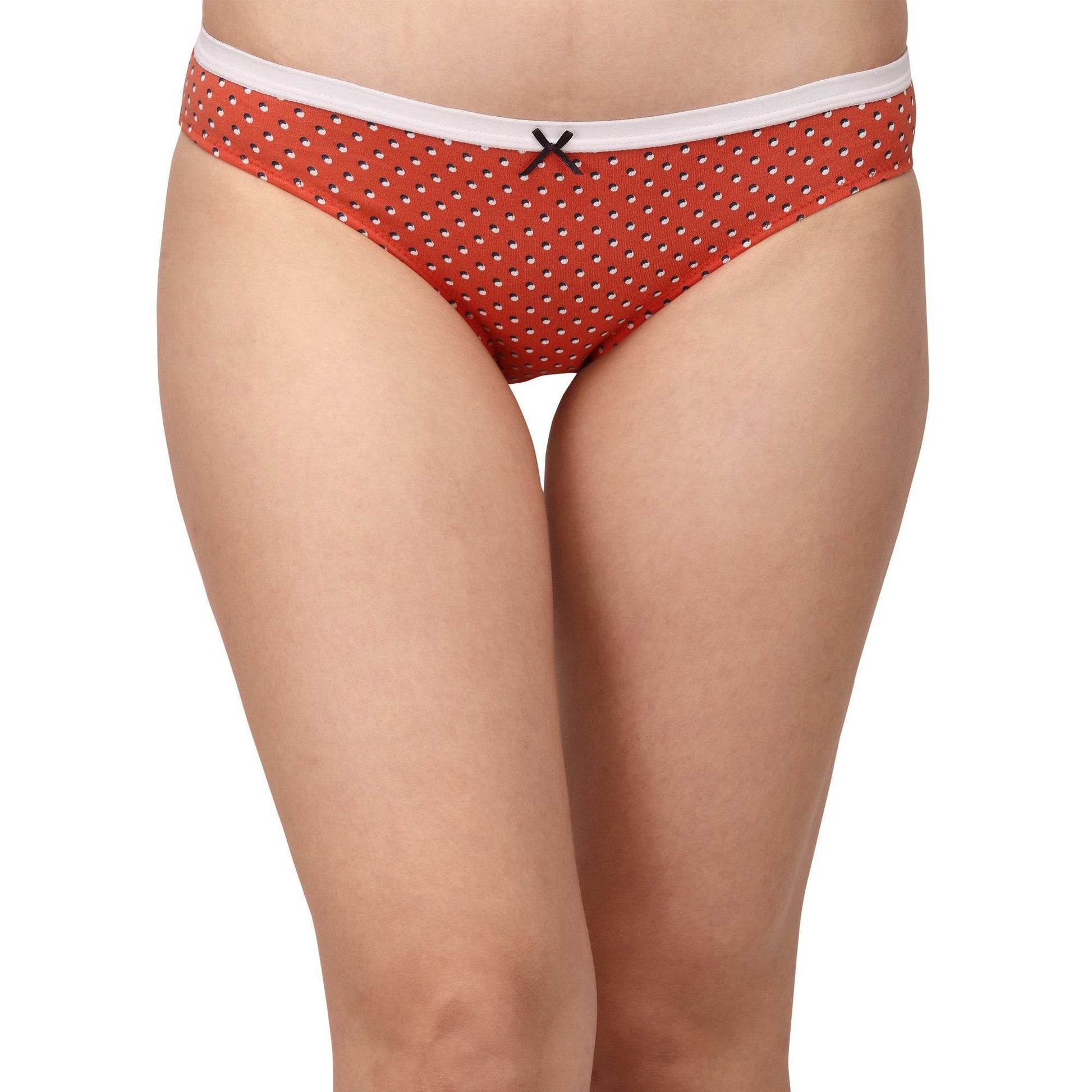 Comfortable Mid Rise Cotton Stretch Brief Panty 3-Pack - Everyday Essential