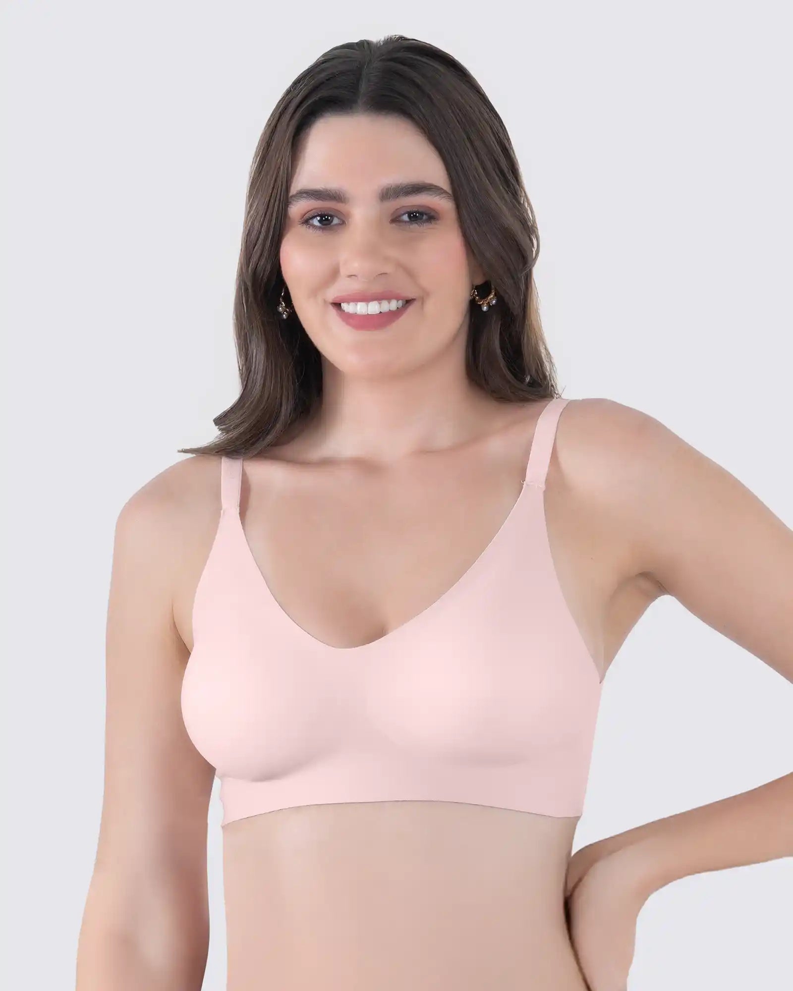 Invisi-Fit :- No Show Seamless Padded Bra (TW-SB-968)