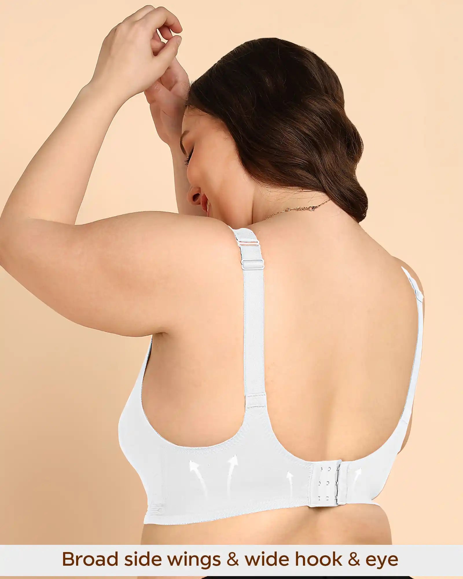 Tweens Non-Padded Cotton Spandex Invisi-Fit Bra (WHITE)