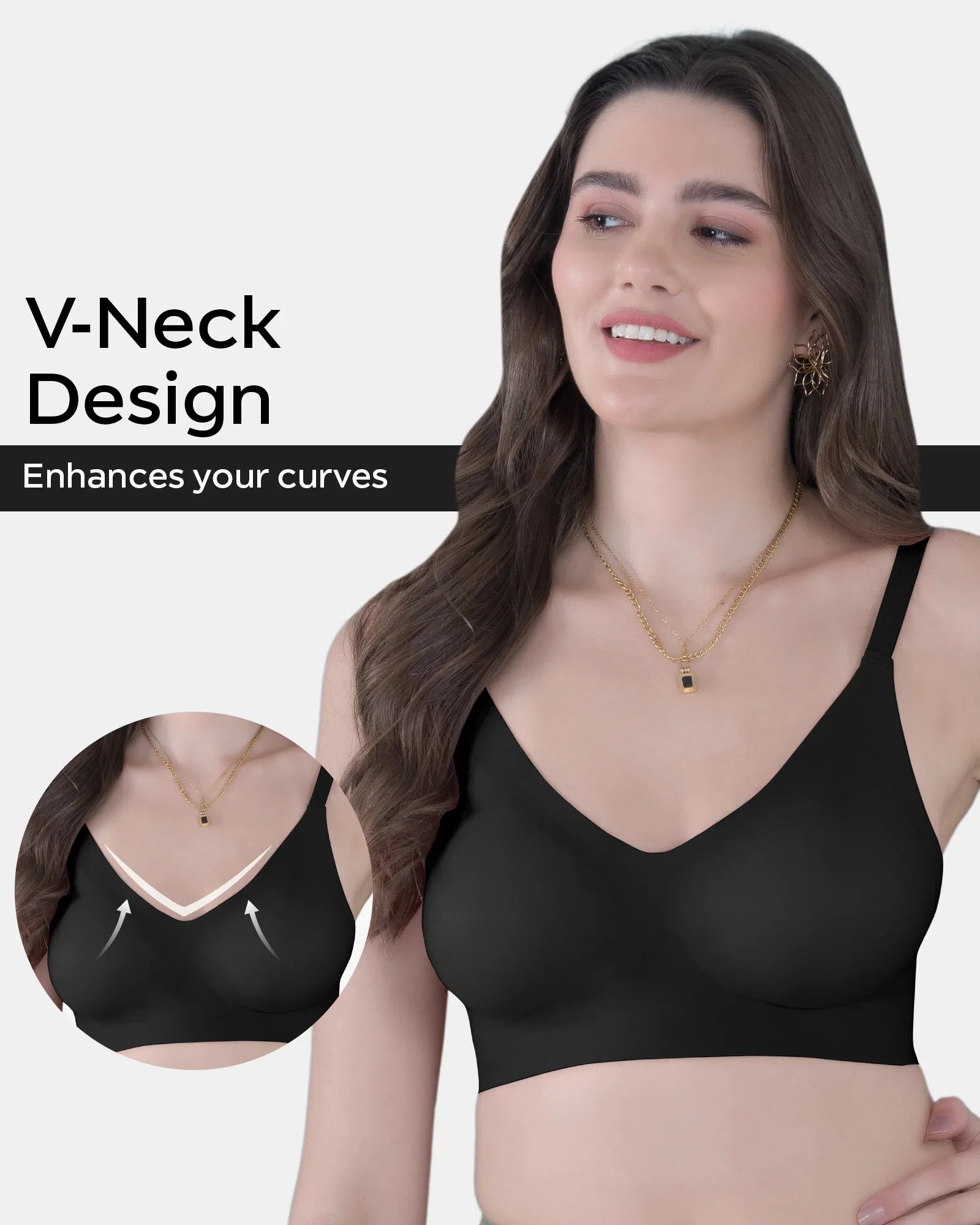 Invisi-Fit :- No Show Seamless Padded Bra (TW-SB-968)