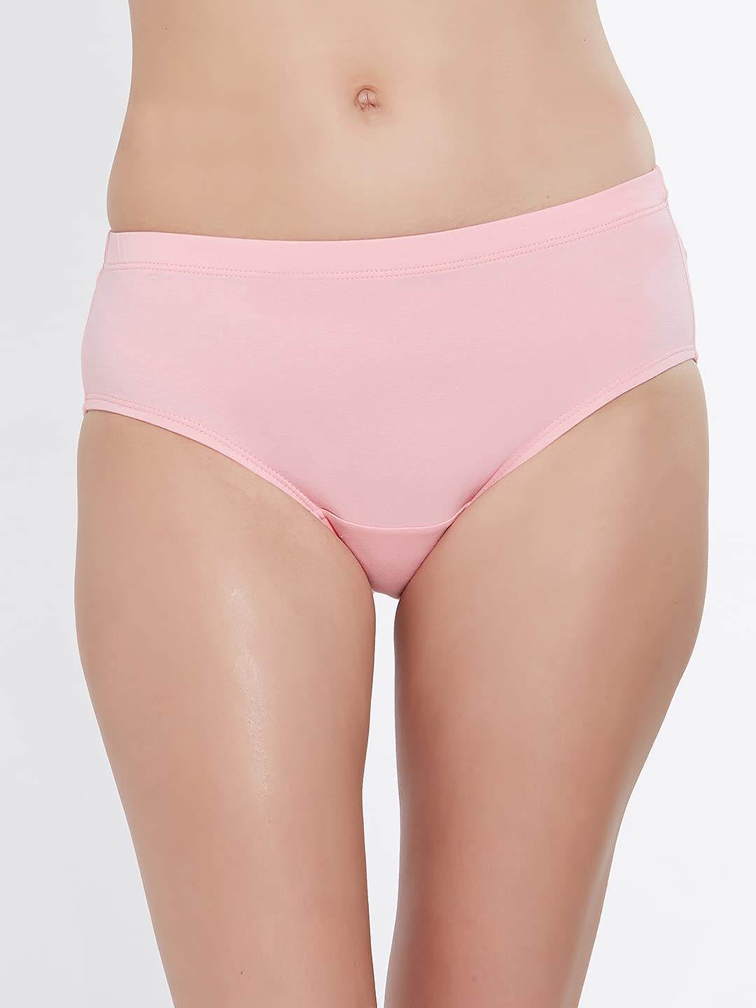 Comfortable High Rise Full Coverage Cotton Stretch Hipster Panty - 3 Pack