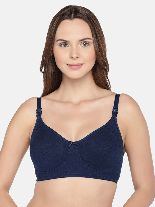 Inner Sense Pack of 2 Solid Non-Wired Non Padded Maternity Bra IMB005D_5E