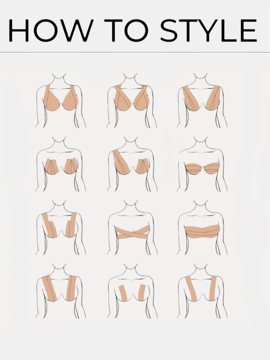 Inner Sense Set of 2 Body Tape With 5 Disposable Nipple Pasties