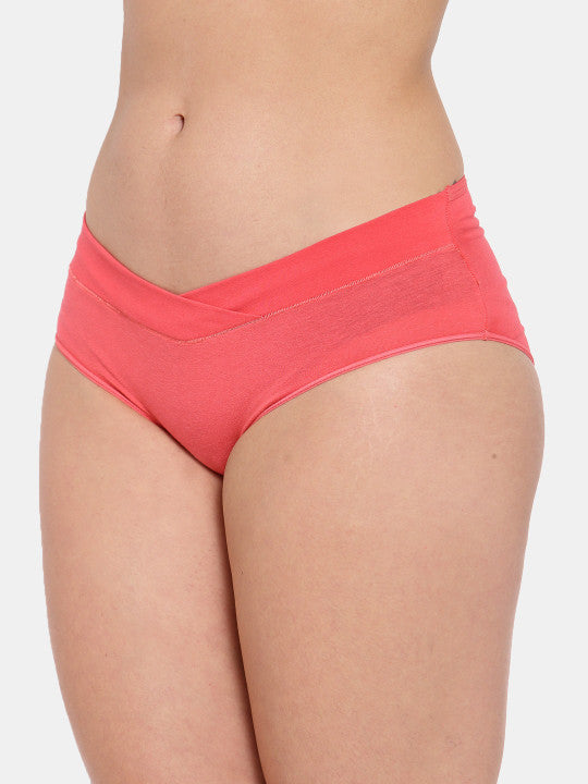 Inner Sense women Organic Cotton Sustainable Antimicrobial V band Panty (Pack of 2)