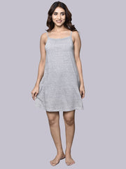 Inner Sense Women Sleeveless Organic Cotton Nightdress