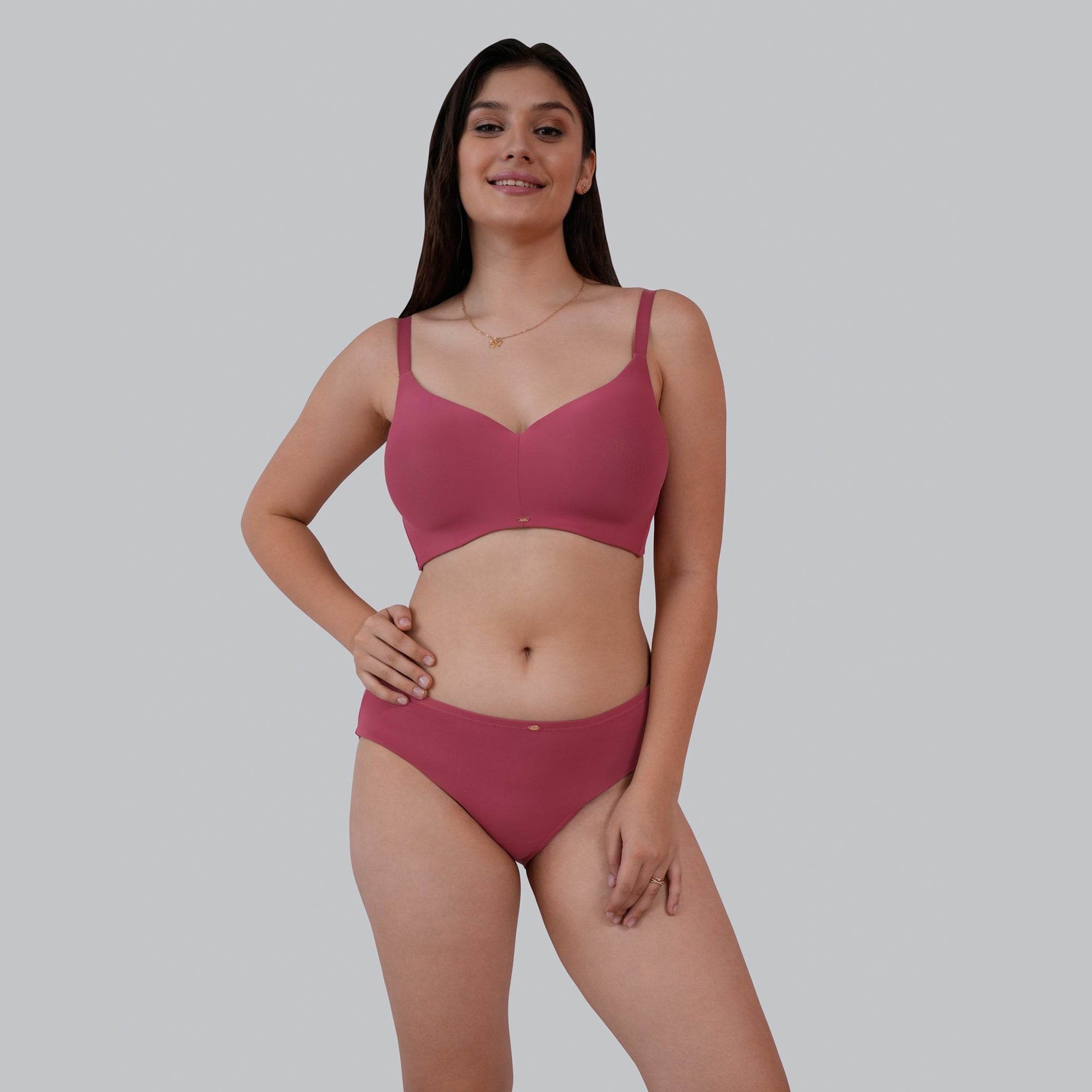 Experience Ultimate Comfort: Full Coverage, Padded, Non-Wired Ultrasoft Seamless Bra