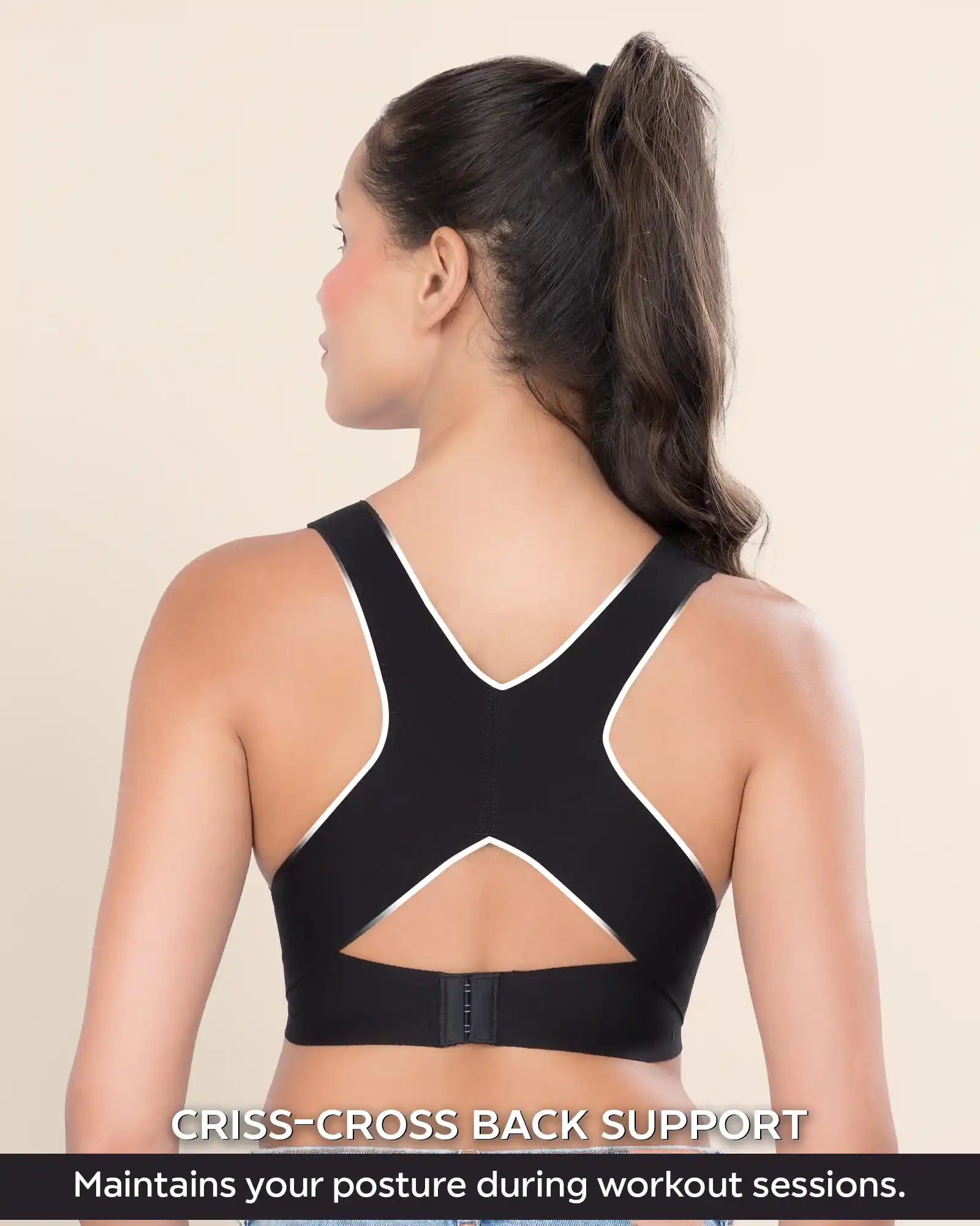 Tweens Invisi-Fit Cotton Seamless Non-Padded Gym Bra - Perfect for Yoga & Low-Impact Workouts