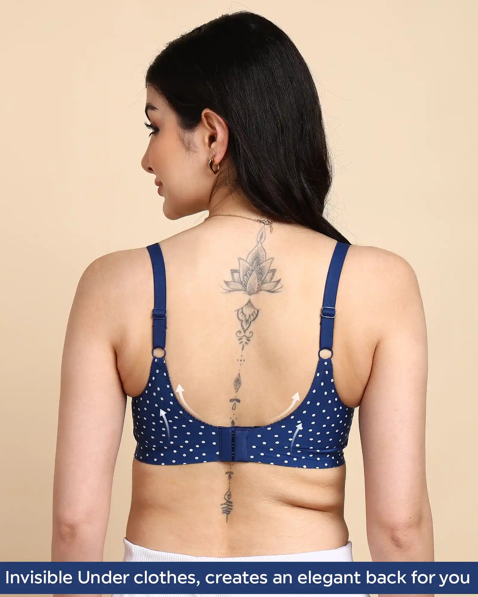 Tweens Invisi-Fit Cotton Feel Printed Bonded Seamless Bra(TW-SB-PRINTED )