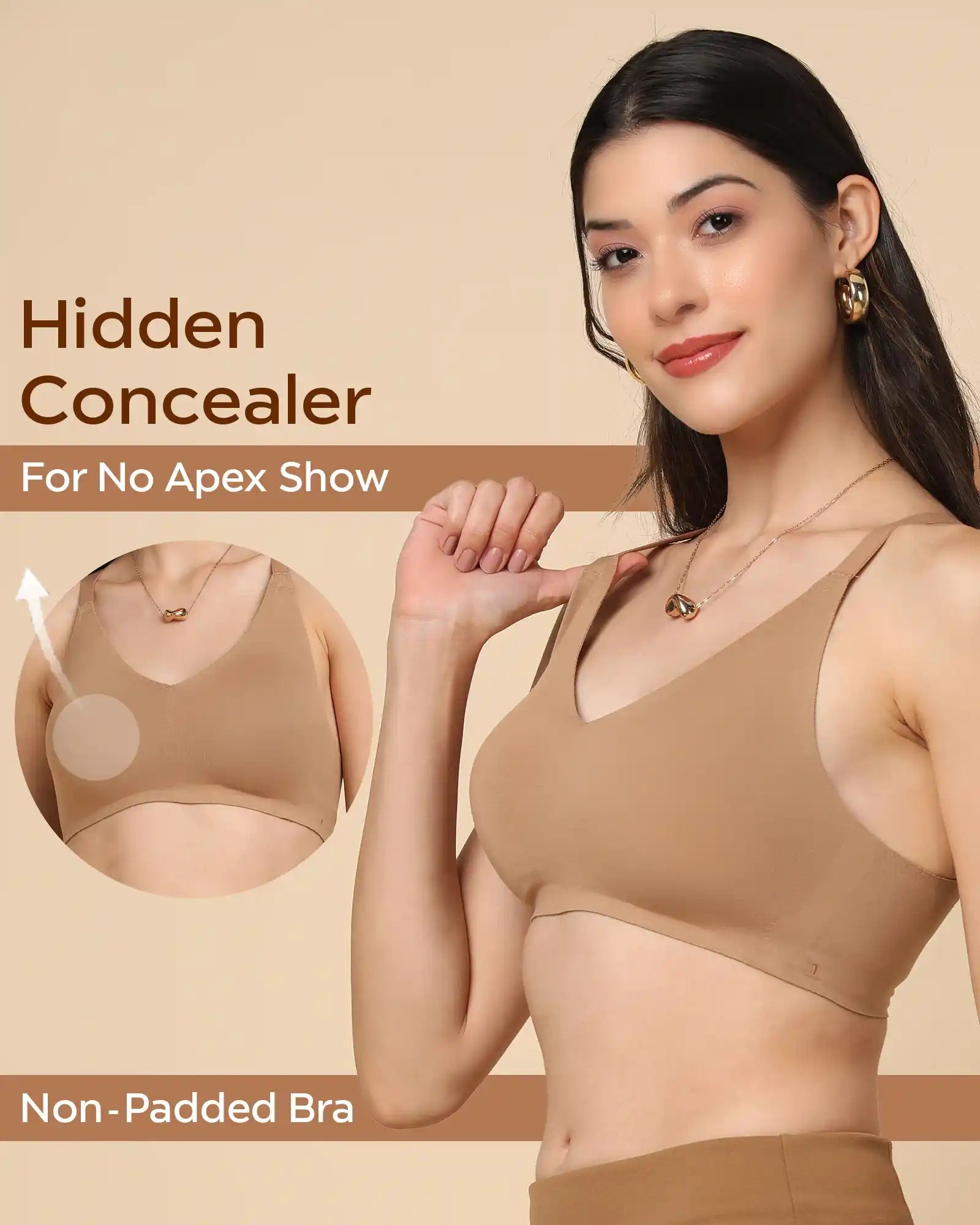 Tweens Invisi-Fit Cotton Fabric Non-Padded Bra (TW-935-1PC)