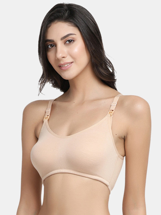 Inner Sense Beige Maternity Bra Full Coverage IMB004A
