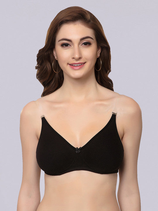 Inner Sense Pack of 3 Floral Organic Cotton T-shirt Bra