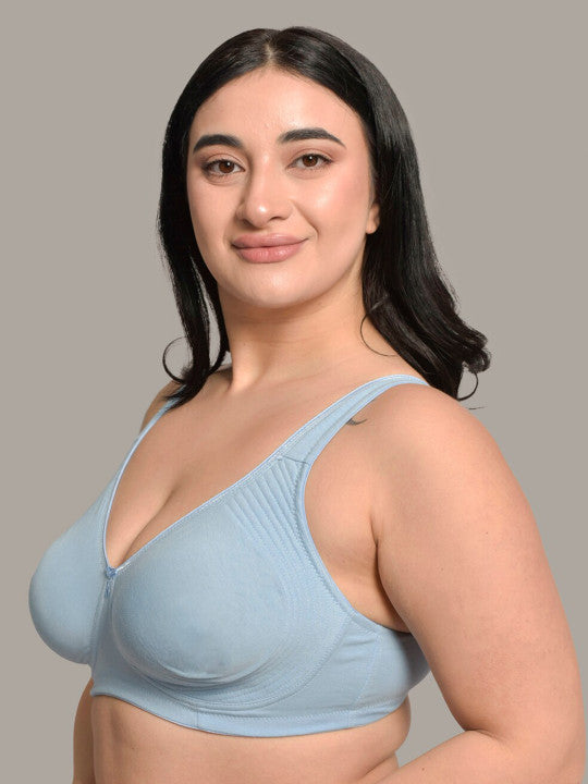Plus Size Non Padded Anti Odour Anti Microbial Everyday Bra