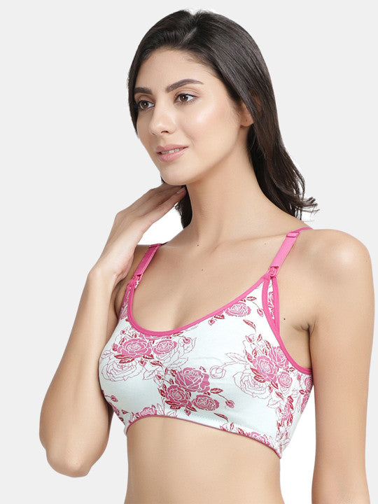 Inner Sense Pack Of 3 Multicoloured Non-Wired Non-Padded Maternity Bra