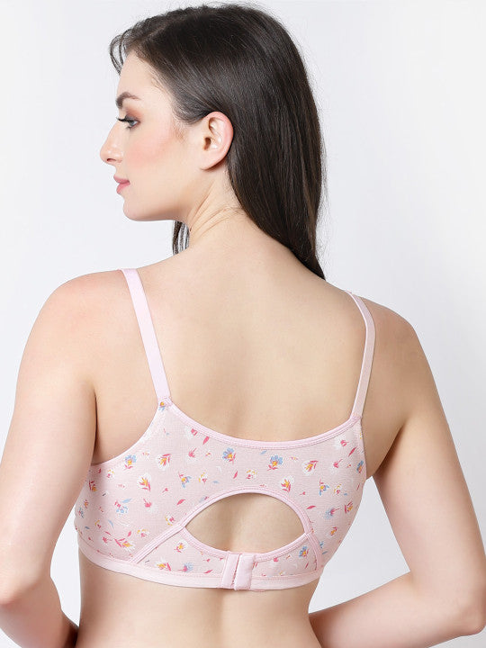 Inner Sense Floral Printed Full Coverage Anti Microbial Bra - 4