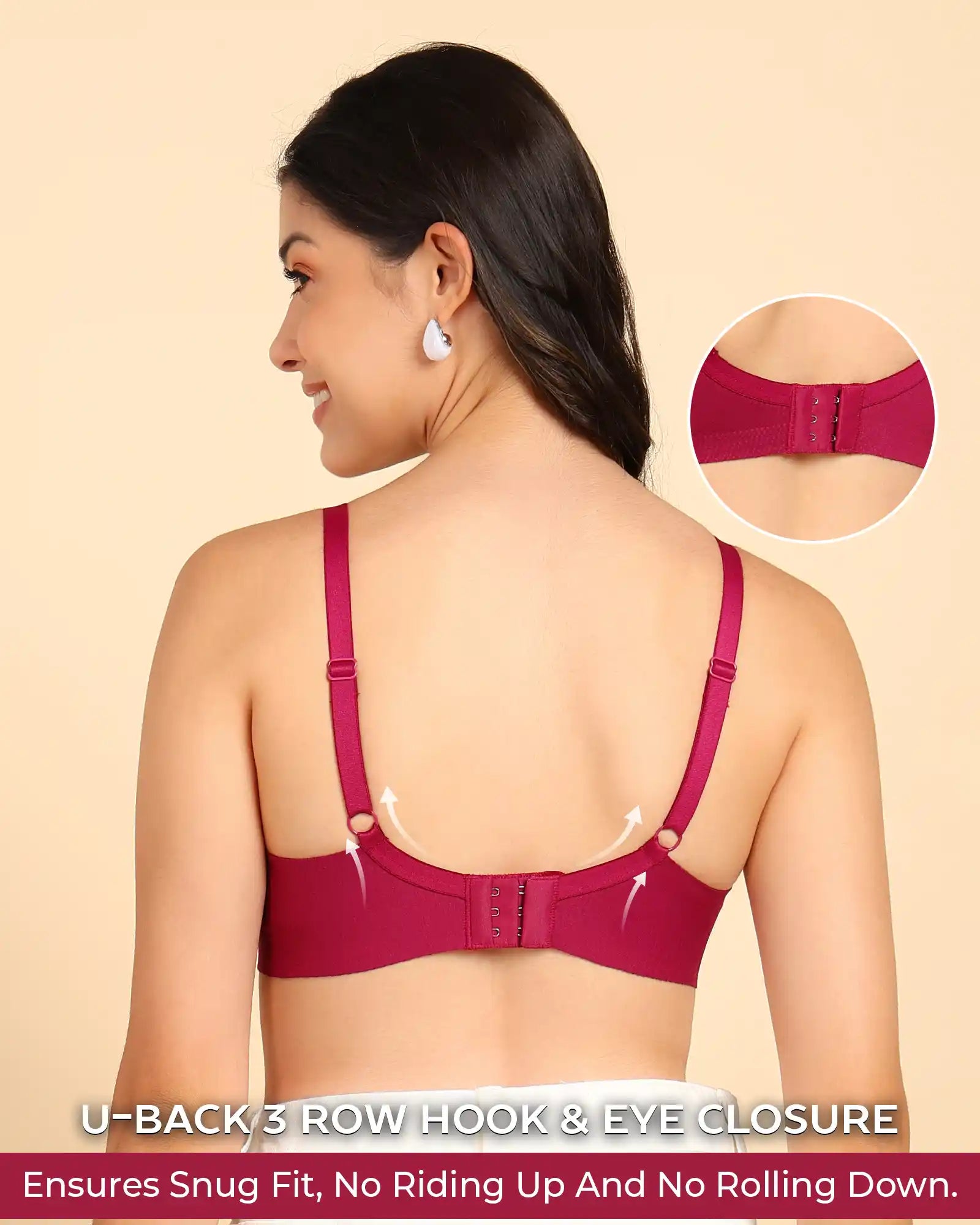 Tweens Invisi-Fit Cotton Bonded Seamless Maximiser Bra (TW-SB-97015)