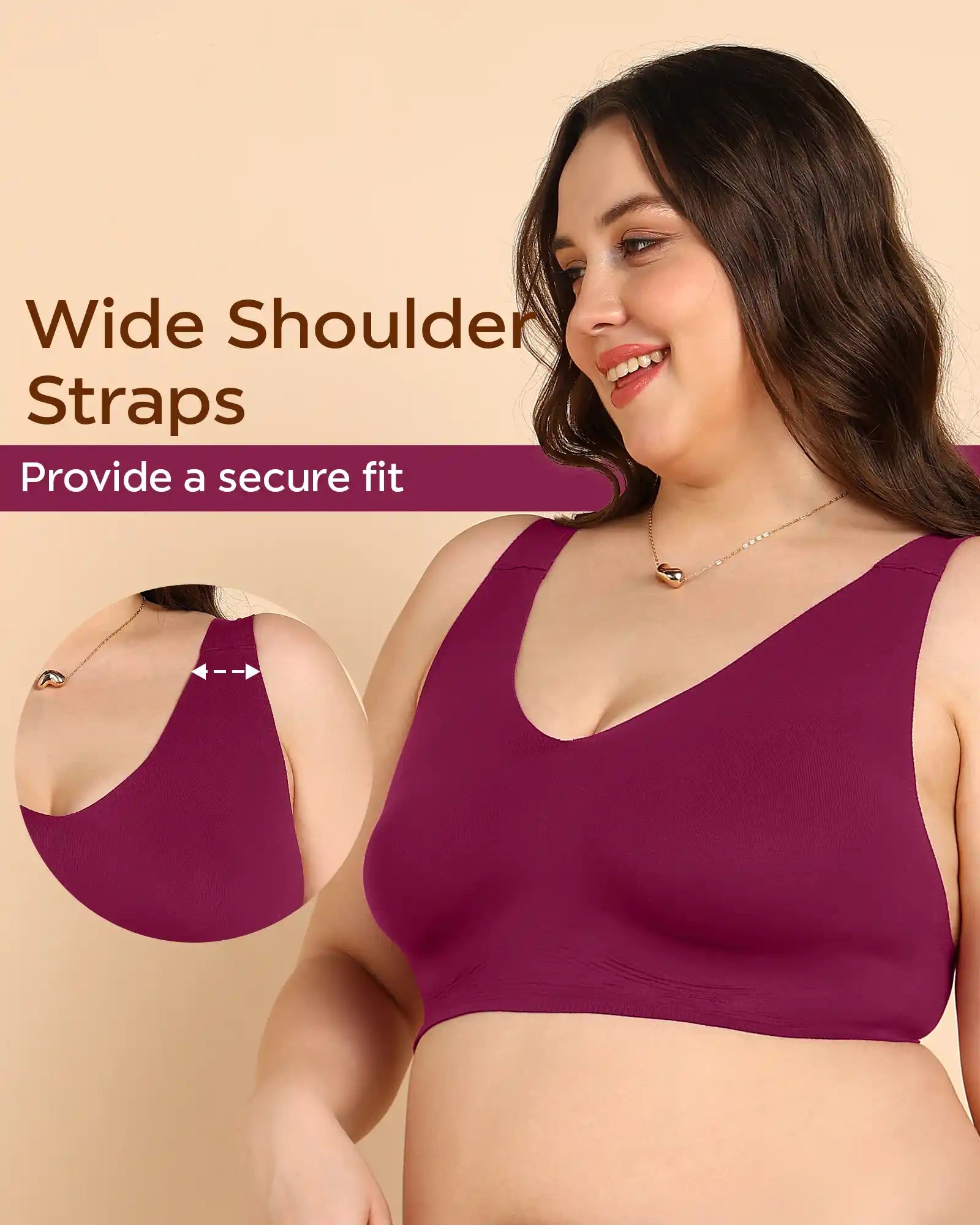 Tweens Invisi-Fit Cotton Fabric Plus-Size Non-Padded Bra (TW-SB-915)