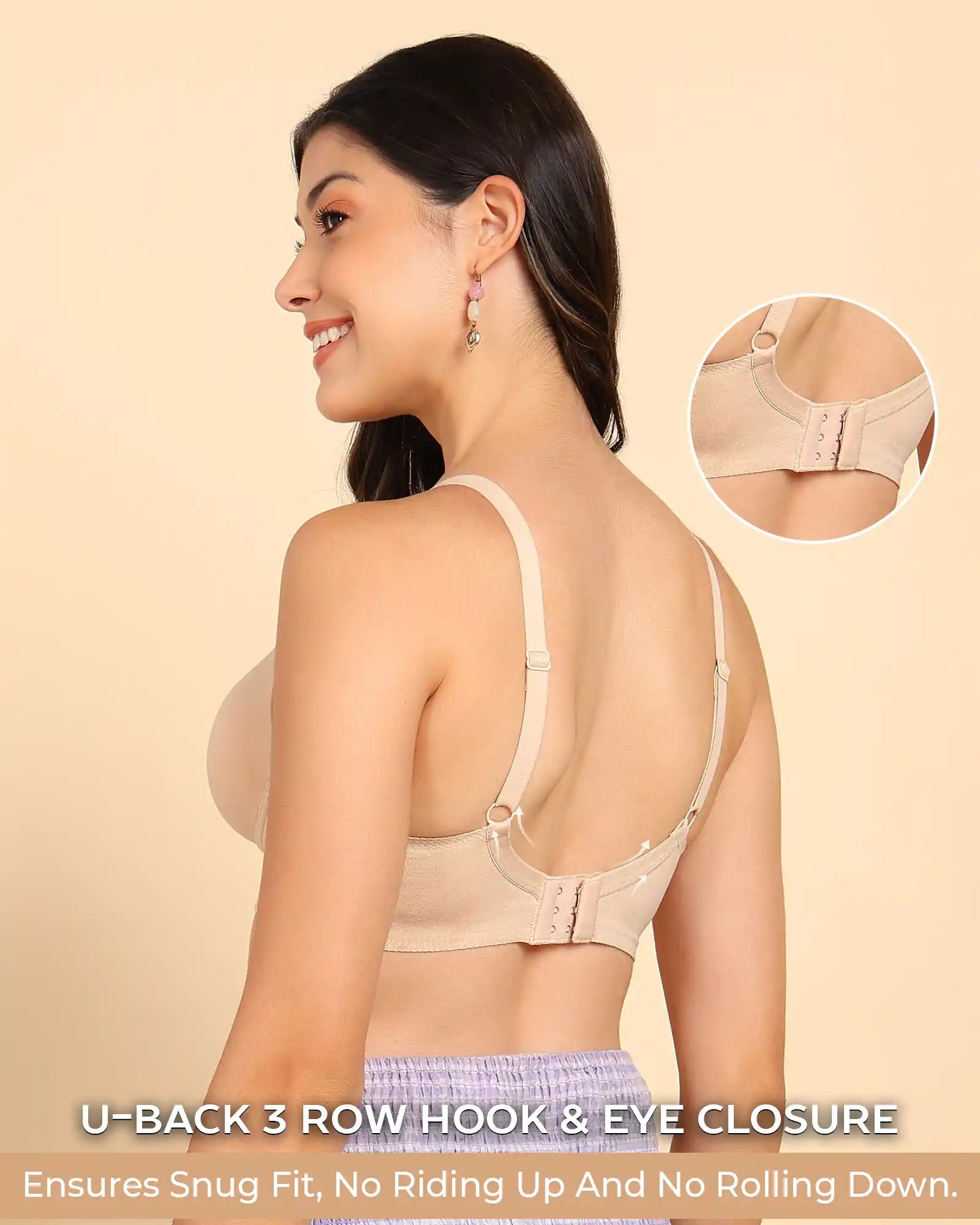 Tweens Invisi-Fit Cotton Bonded Seamless Maximiser Bra (TW-SB-97015)