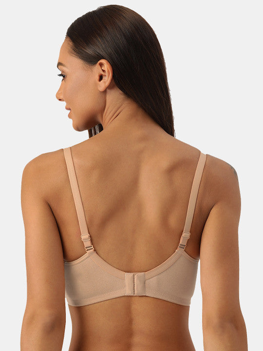 Inner Sense Women Beige Solid Maternity Bra