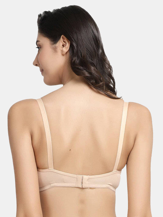 Inner Sense Organic Cotton Antimicrobial Padded Non-Wired Feeding Bra