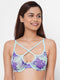 Inner Sense Purple Printed Underwired Lightly-Padded T-shirt Bra