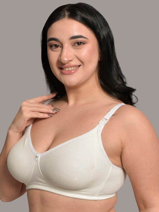 Inner Sense Plus Size Non-Wired Non Padded Anti Odour Anti Microbial Maternity Bra Image 3
