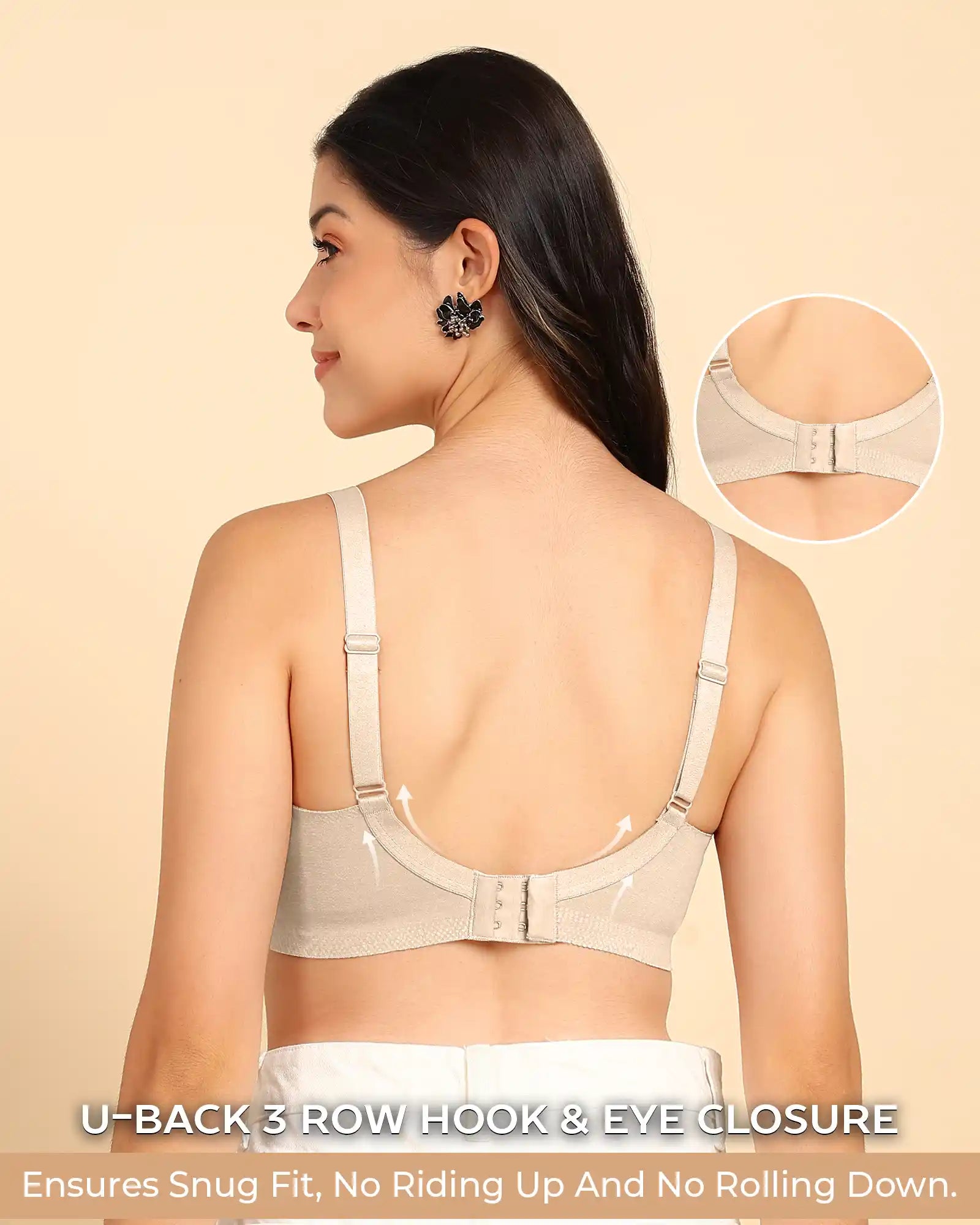 Tweens Invisi-Fit M-Frame Non-Padded Cotton Bonded Seamless Minimiser (TW-SB-9303)