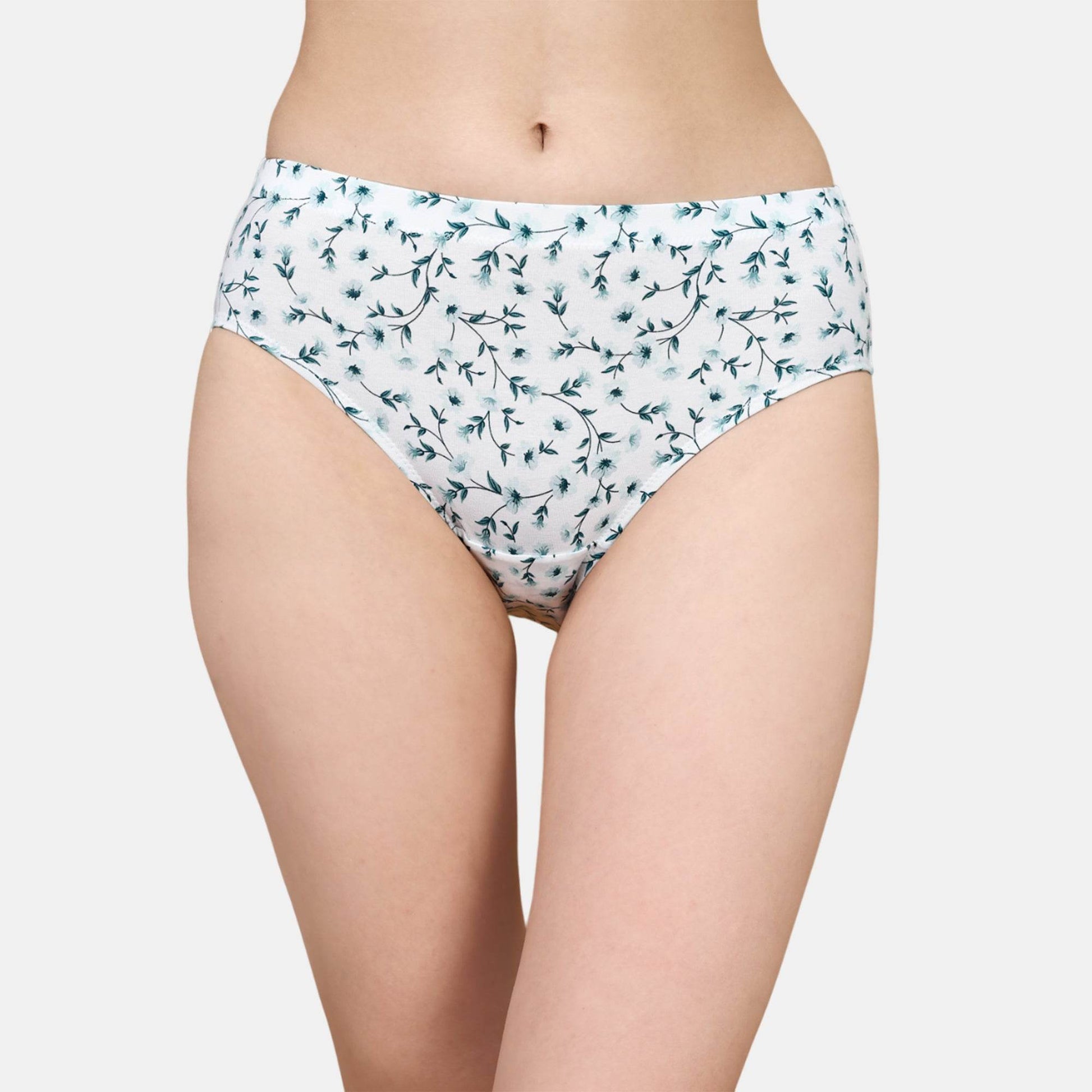 Comfortable & Stylish High-Rise Printed Cotton Hipster Panties (Pack of 3) - Full Coverage & Soft Waistband