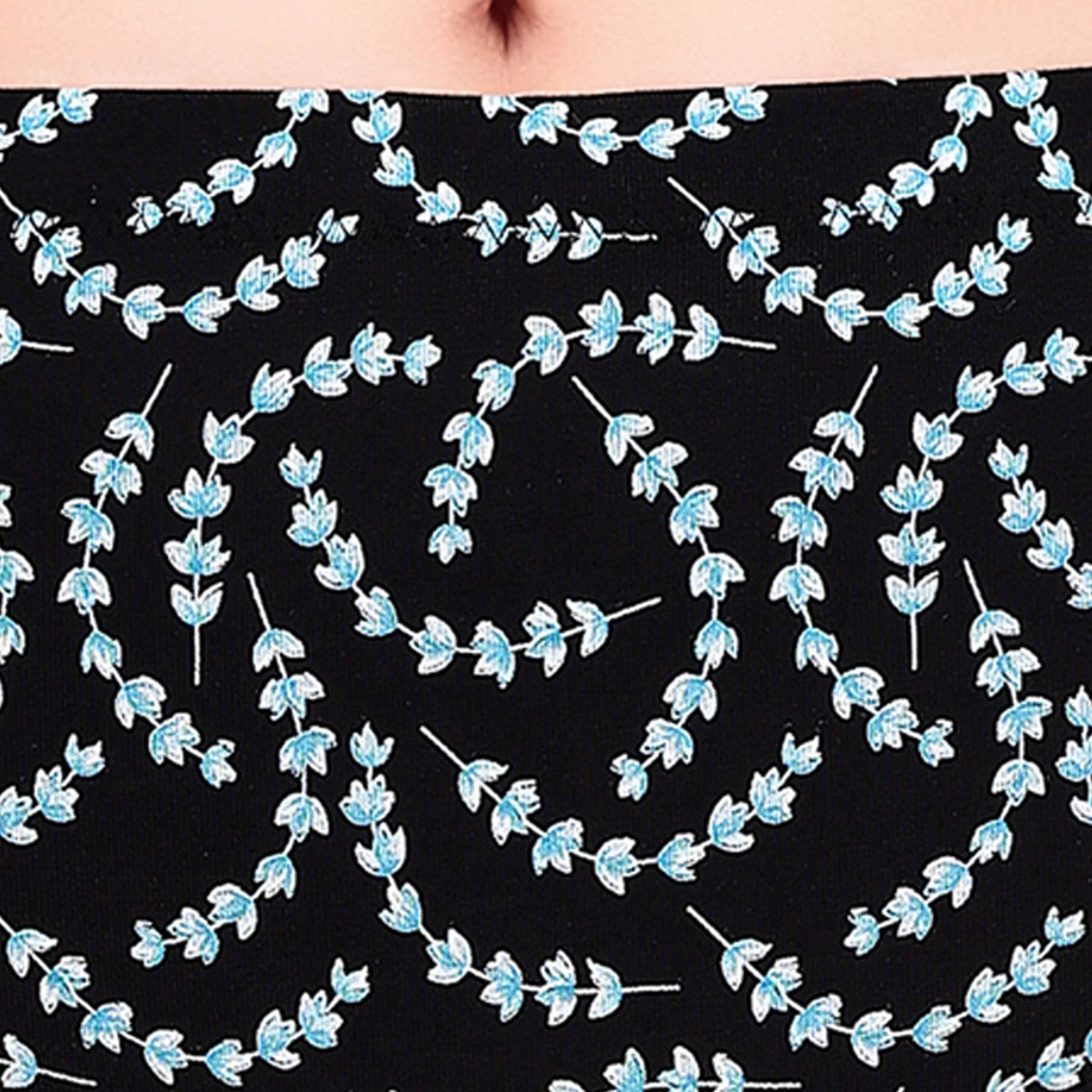 Luxurious High Waist Full Coverage Printed Stretch Cotton Briefs - 3 Pack