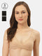 Pack of 3 Solid Organic Cotton Antimicrobial Maternity Bras IMBC007G_7G_7F
