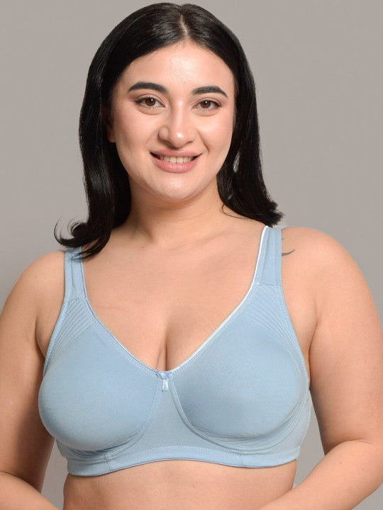Plus Size Non Padded Anti Odour Anti Microbial Everyday Bra