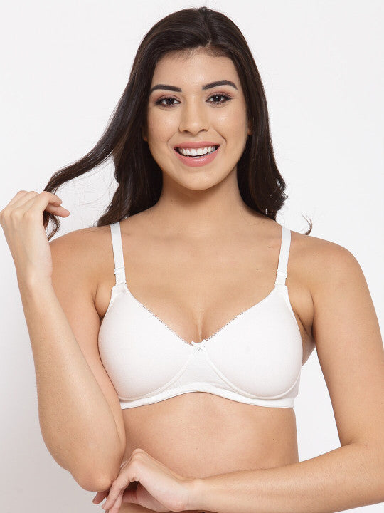 Inner Sense White T-shirt Bra