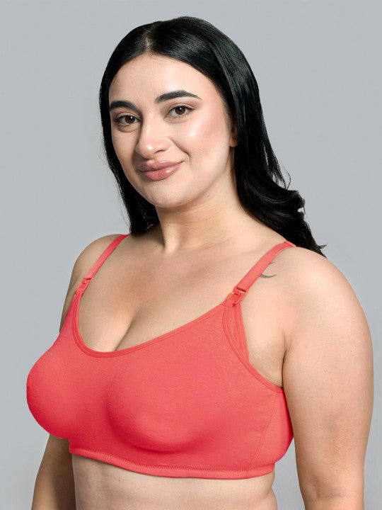 Inner Sense Full Coverage Non Padded Anti Odour Maternity Bra With Anti Microbial